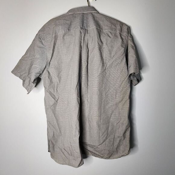 Daniel Cremieux Signature Short-Sleeve Shirt L Mini Check NWT $79.99 - Picture 2 of 9